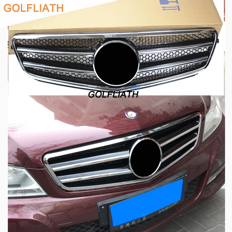 W204 C-Class Front Bumper Grill center Grille for Mercedes Benz W204 C-CLASS C180 C200 C260 C300 ( not for C63 ) 2007 - 201