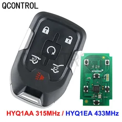 QCONTROL-mando a distancia para coche, llave inteligente para GMC Yukon XL, Denali, Chevrolet, Suburban, Tahoe, 2015-2019, HYQ1AA, HYQ1EA, 13508280, 13580804