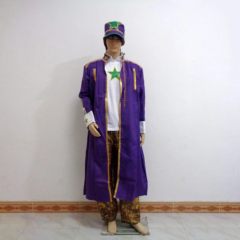 

Kujo Jotaro Kuujou Joutarou Cos Party Christmas Halloween Cosplay Costume Customize Any Size