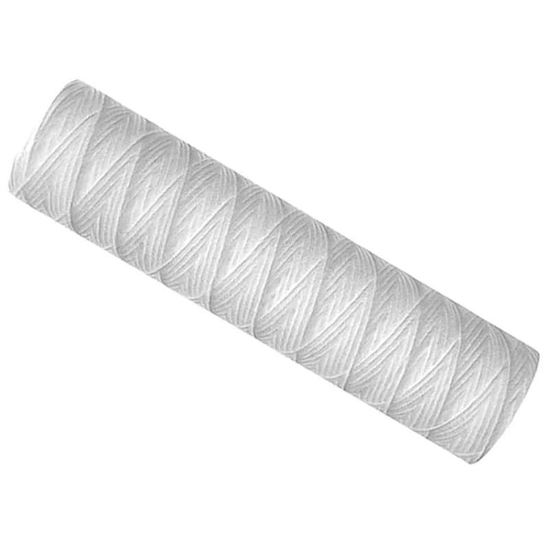 정수기 10 인치 스트링 운드 필터 카트리지 3 개, 5 마이크로 미터 PP 코튼 필터 세드미언트 필터