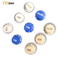 Fei Man-Custom Guitar Parts Set, Speed Control Knobs, Various Color, 1 Volume, 2 Tone For Strat ST SQ Electric Guitars, 3 Pcs