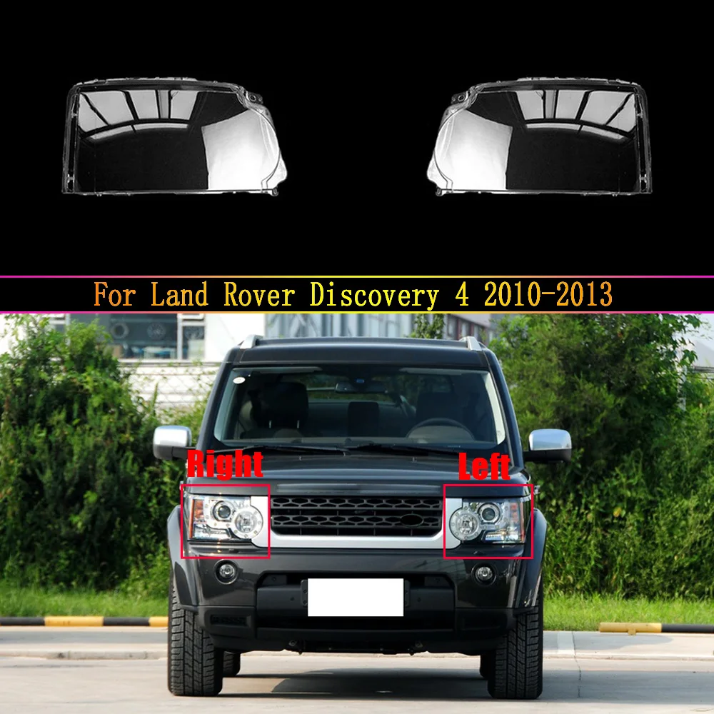 

Car Lampshade Shell Housing Case For Land Rover Discovery 4 2010 2011 2012 2013 ​Front Glass Lens Headlamp Headlight Cove