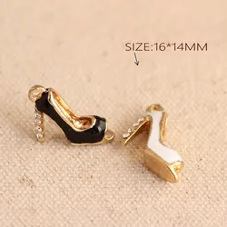 10pcs 14x16mm Shoes Charm for Jewelry Making and Crafting Fashion Earring Charm Bracelet Charms Jewelry Findings XL515