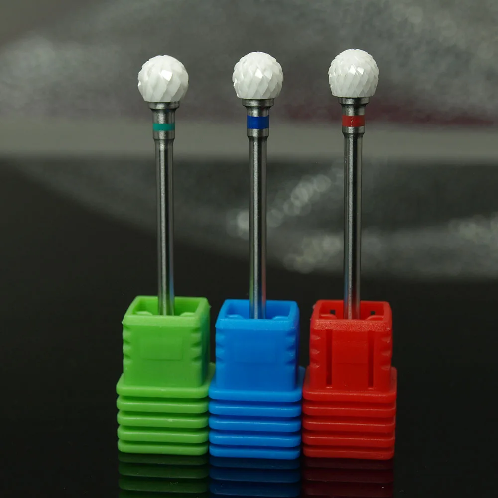 Easy Nail Nail Drill Bit Ball Ceramic Electric Milling Cutter Manicure Drills Bits Nail Art Equipment Pedicure Tools Accessories