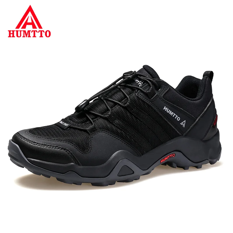 HUMTTO Running Shoes Cushioning Outdoor Trail Sneakers for Men Women 2021 Luxury Designer Black Trainers Sport Womens Mens Shoes