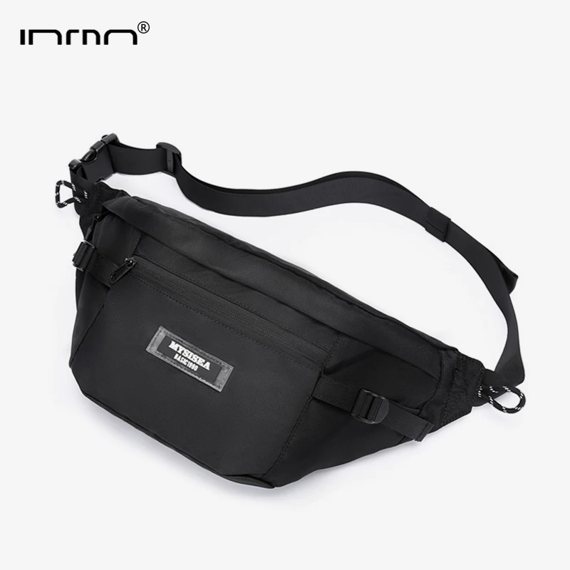 

INRNN New Men Chest Bag Young College Student Travel Crossbody Bag Male Fashion Waterproof Shoulder Bags for Teenager Chest Pack