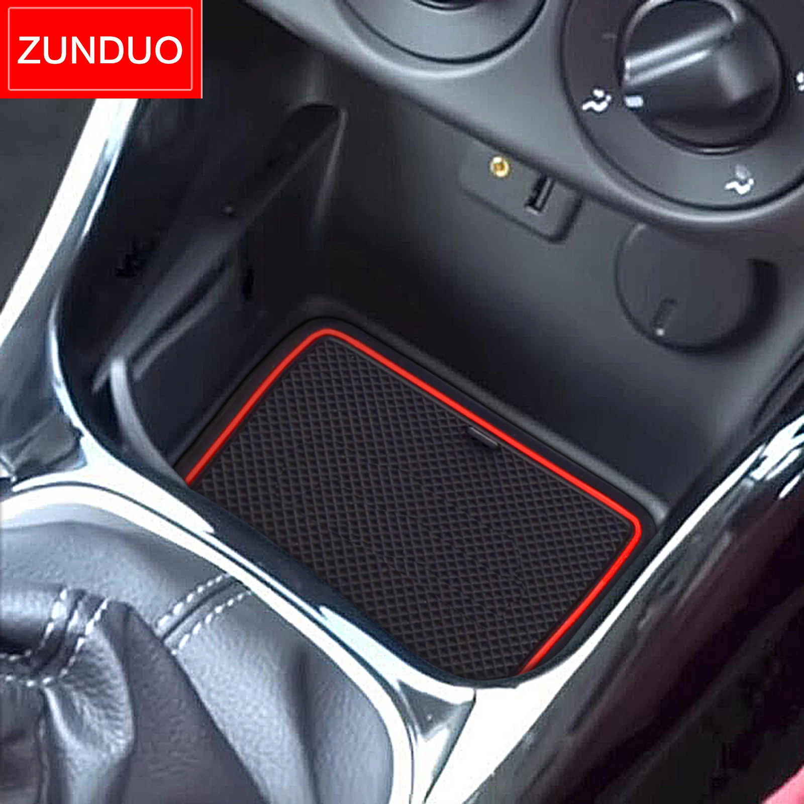 Anti-Slip Gate Slot Cup Mat For Opel Vauxhall Corsa 2015-2018 Accessories Door Groove Coaster Non-Slip Pad Rubber Coaster