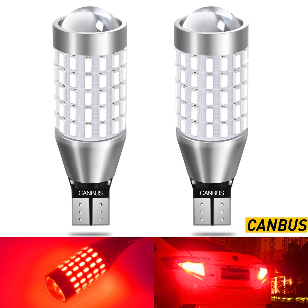 Neallor T15 W16W 921 912 T16 902 LED Bulbs High Power 87pc 3014SMD Super Bright 1800LM Replace For Car Reversing Light Red 6000K