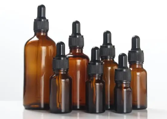 10ml 15ml 20ml 30ml 50ml 100ml Empty Amber Glass Dropper Bottles Wholesale E Liquid Glass Bottles