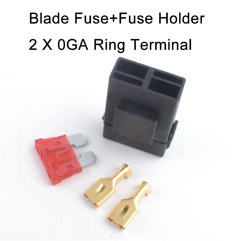 Fuse/Blade Fuse Holder Set Kit 3A 5A 7.5A 10A 15A 20A 25A 30A 35A 40A For Car, ship, RV,Motorcycle,Truck