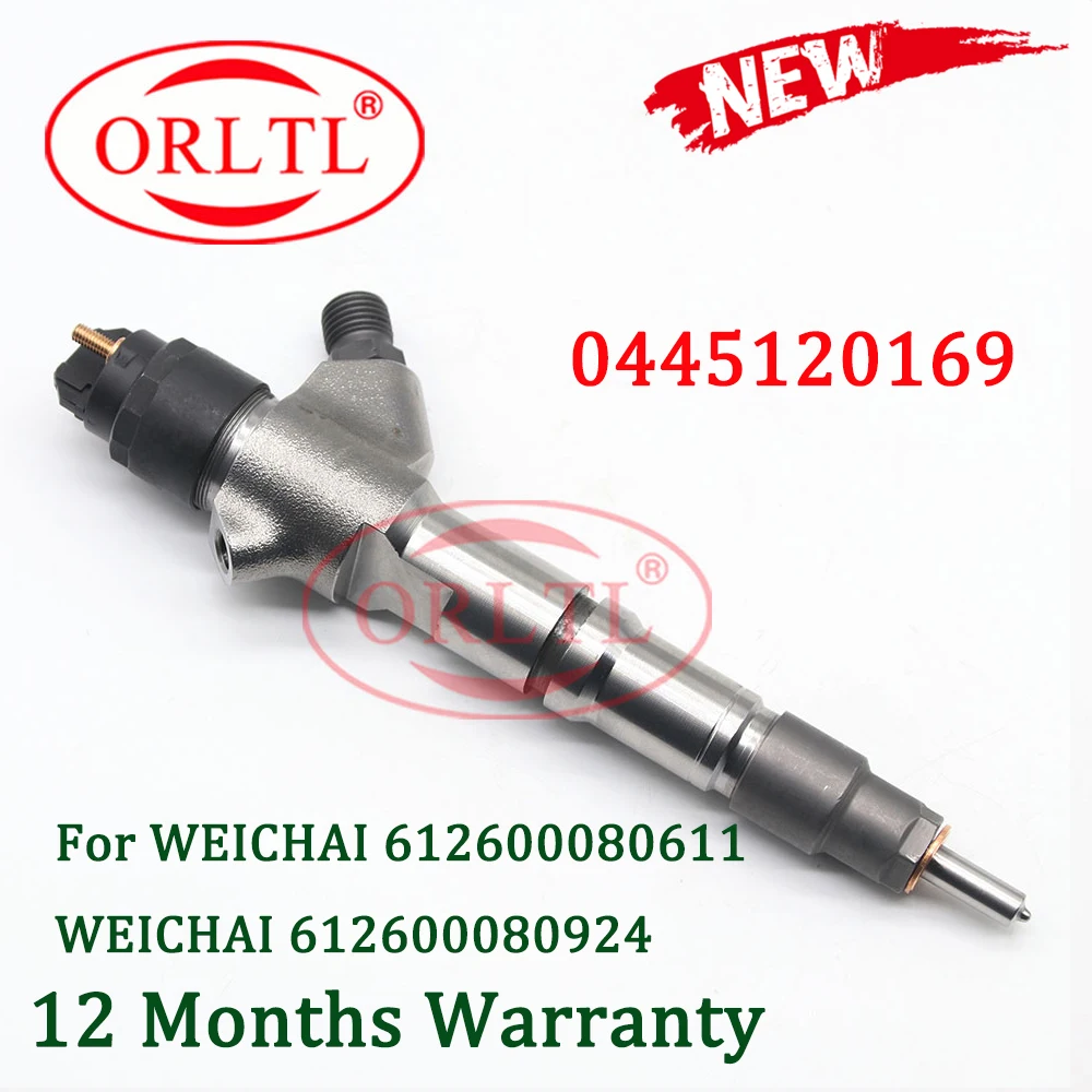 

0445120169 Common Rail Injector 0445 120 169 OEM WEICHAI 612600080611 WEICHAI 612600080924 FOR Weichai WD10