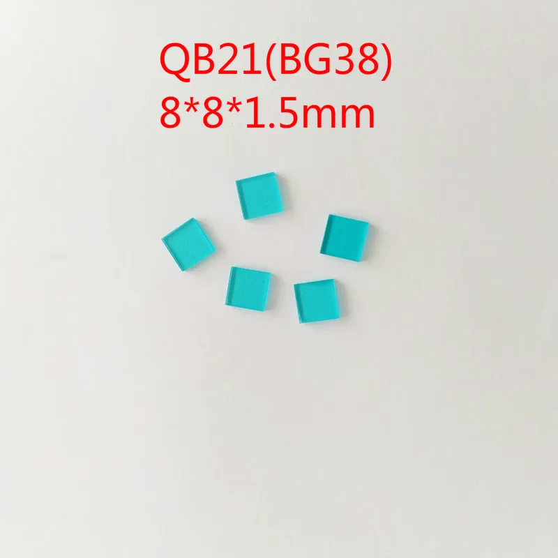 

HotQb21 Bg38 8X8X1,5 мм фильтр из синего стекла, инфракрасное поглощение отключения для устранения красного света для исправления цвета