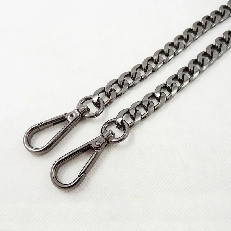 Steel Bag Chain - DIY 9mm Metal Replacement Detachable Purse Chain Shoulder Crossbody Bags Straps for Handbag Handle Accessories