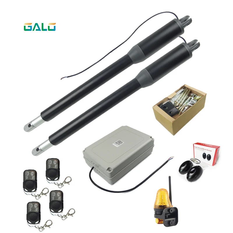 200KG Electric Swing Gate Opener Arms  with Remote Control Optional Home Garage Swing Door Operator Motor Actuator