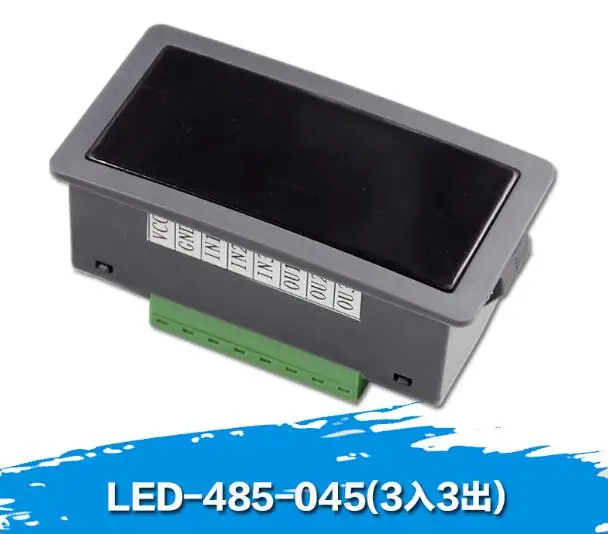 

RS485 Serial Meter LED-485-054 3input 3 Output 0.5 Inch 4-digit PLC Communication