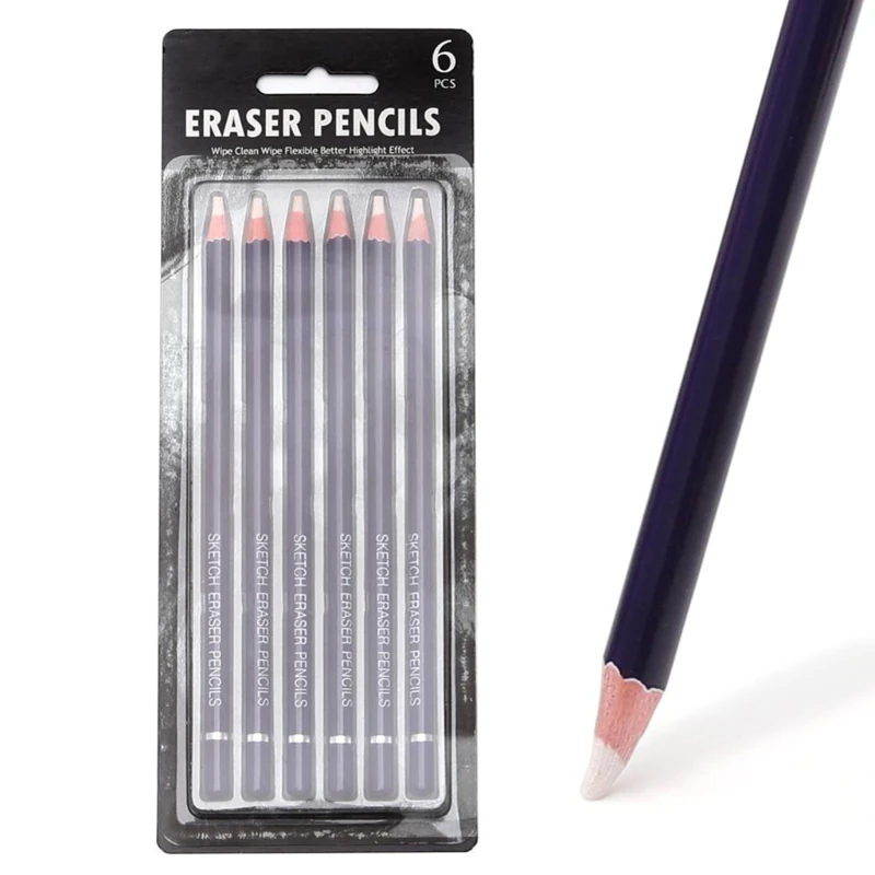 artista eraser lapis esboco lapis eraser desenho pen estilo erasers ideal para artista iniciantes casa escola escritorio pcs 01