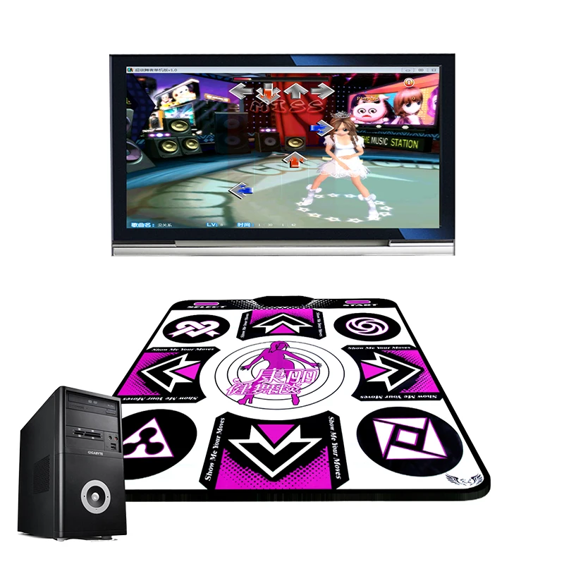 Wireless Dance Pad Dancing Step Dance Mats Pad Pads Dancer Blanket Equipment Revolution  Non-Slip Foot Print Mat to PC with USB