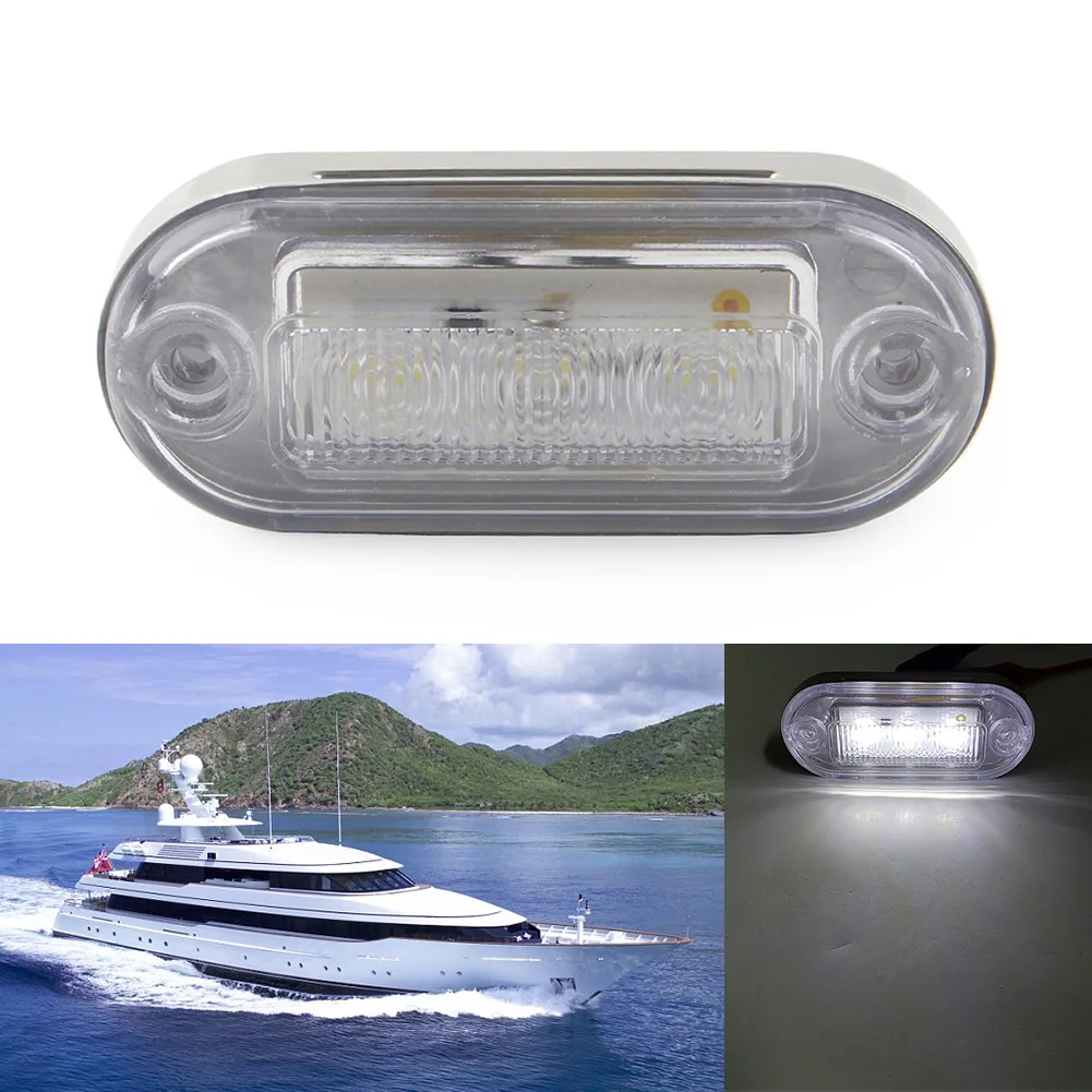 12V LED Signal Light Lamp 3528 SMD For Truck Trailer RV Boat For Gated / Step or Garden Lighting 5 Emitting Colors