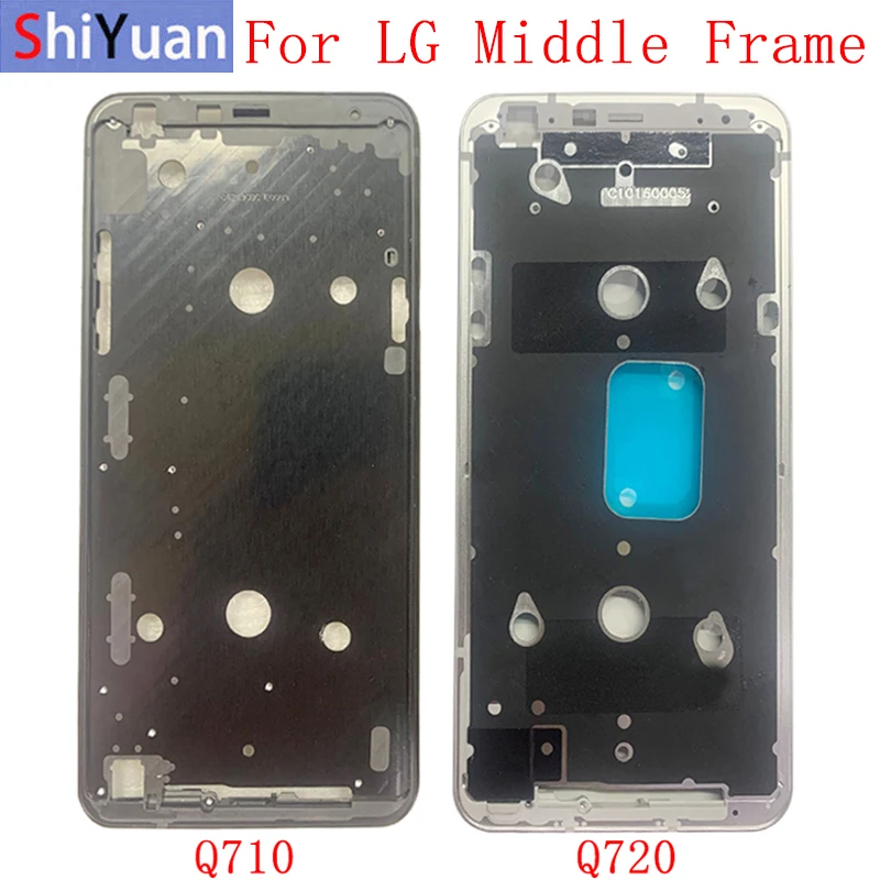 

Housing Middle Frame LCD Bezel Plate Panel Chassis For LG Q Stylo 4 Q710 Stylo 5 Q720 Phone Metal Middle Frame