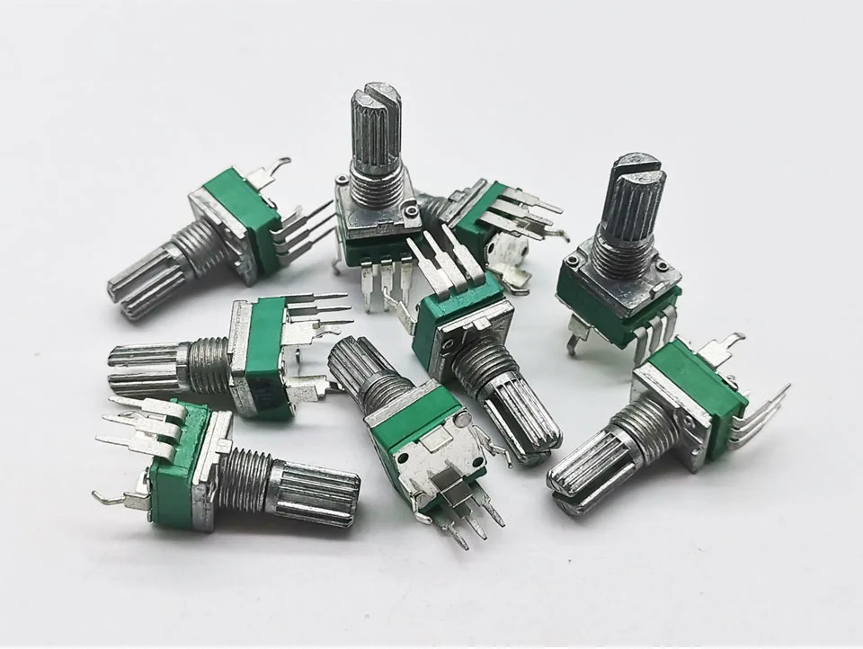 

RK097 097 3pin Special audio amplifier high-precision double potentiometer RK097G B10K B5K B50K B100K (other) 15MM-50PCS