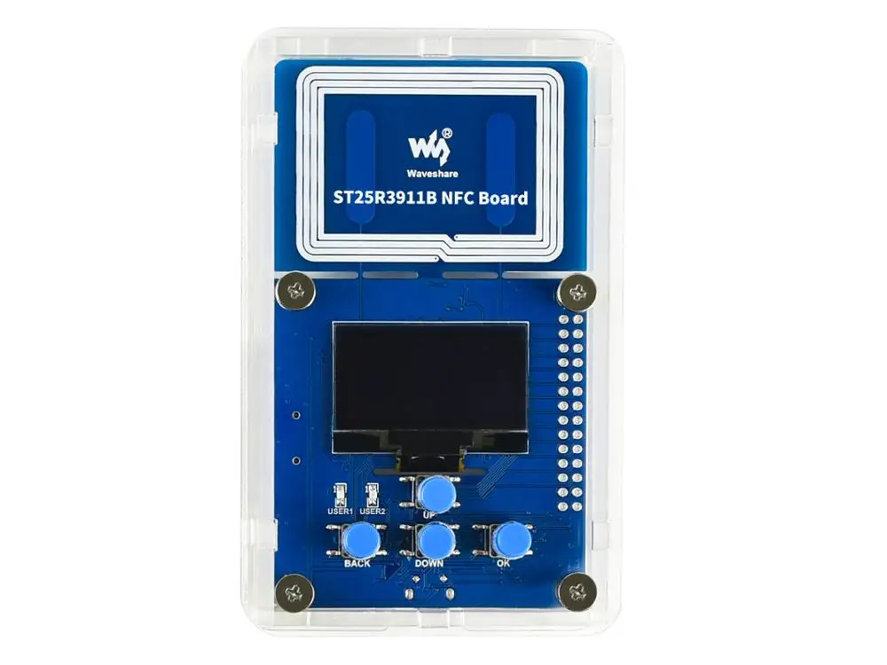 ST25R3911B NFC Development Kit, NFC Reader, контроллер STM32F103, несколько NFC протоколов