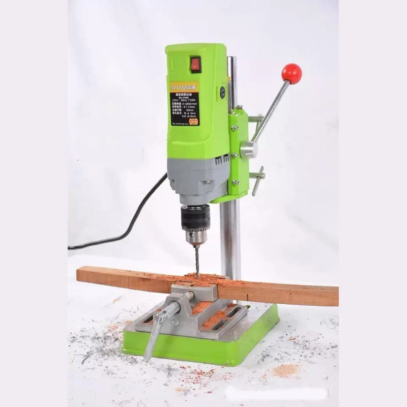 BG-5156E Mini Bench Drill Tool 220V/710W High Power High Precision DIY Processing Bench Driller Portable Bench Drilling Machine