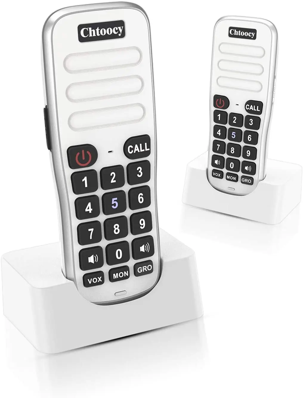 Chtoocy-Recarregável Handheld Wireless Intercom System, 10 Channel Call, Casa, Casa, Negócios, Escritório, Sala, Falando ao ar livre