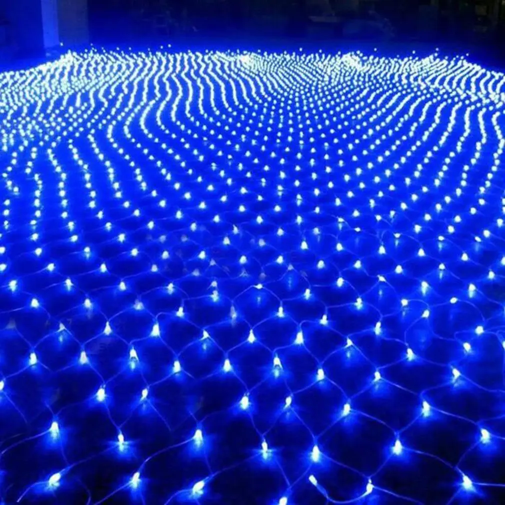 LED Light Net Mesh String Light Christmas Lights Outdoor Waterproof Christmas Wedding Party Holiday Decor