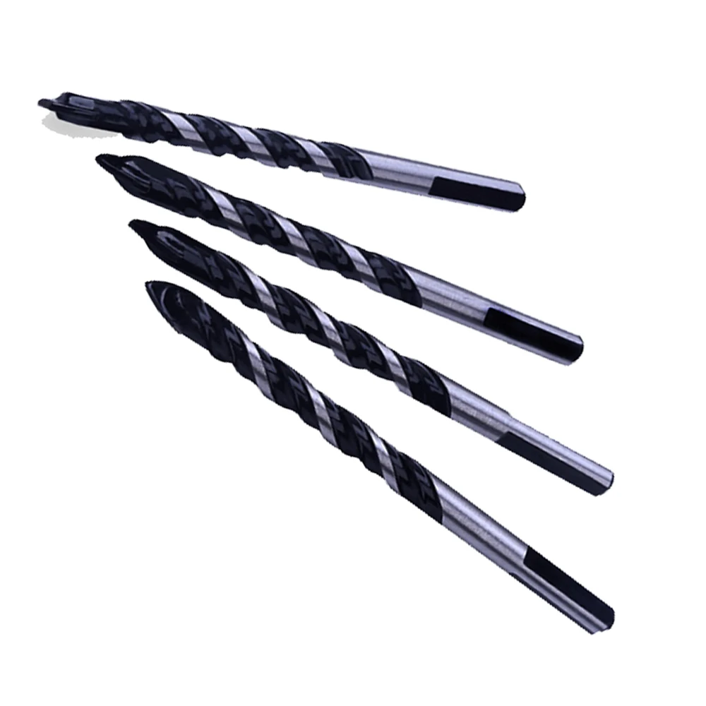 10 ou 5 pces multi-funcional conjunto de broca de vidro para telha de concreto tijolo de vidro de madeira de plástico pedra