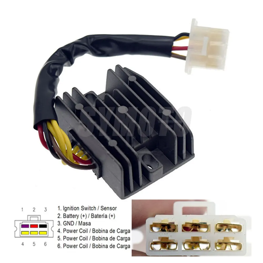 Motorcycle Regulator Rectifier Voltage For Kawasaki EX500 GPZ500S ZZR500 ZX500 KLE500 EN500 ER500 ER5 Z550 Z750 GT550 GT750