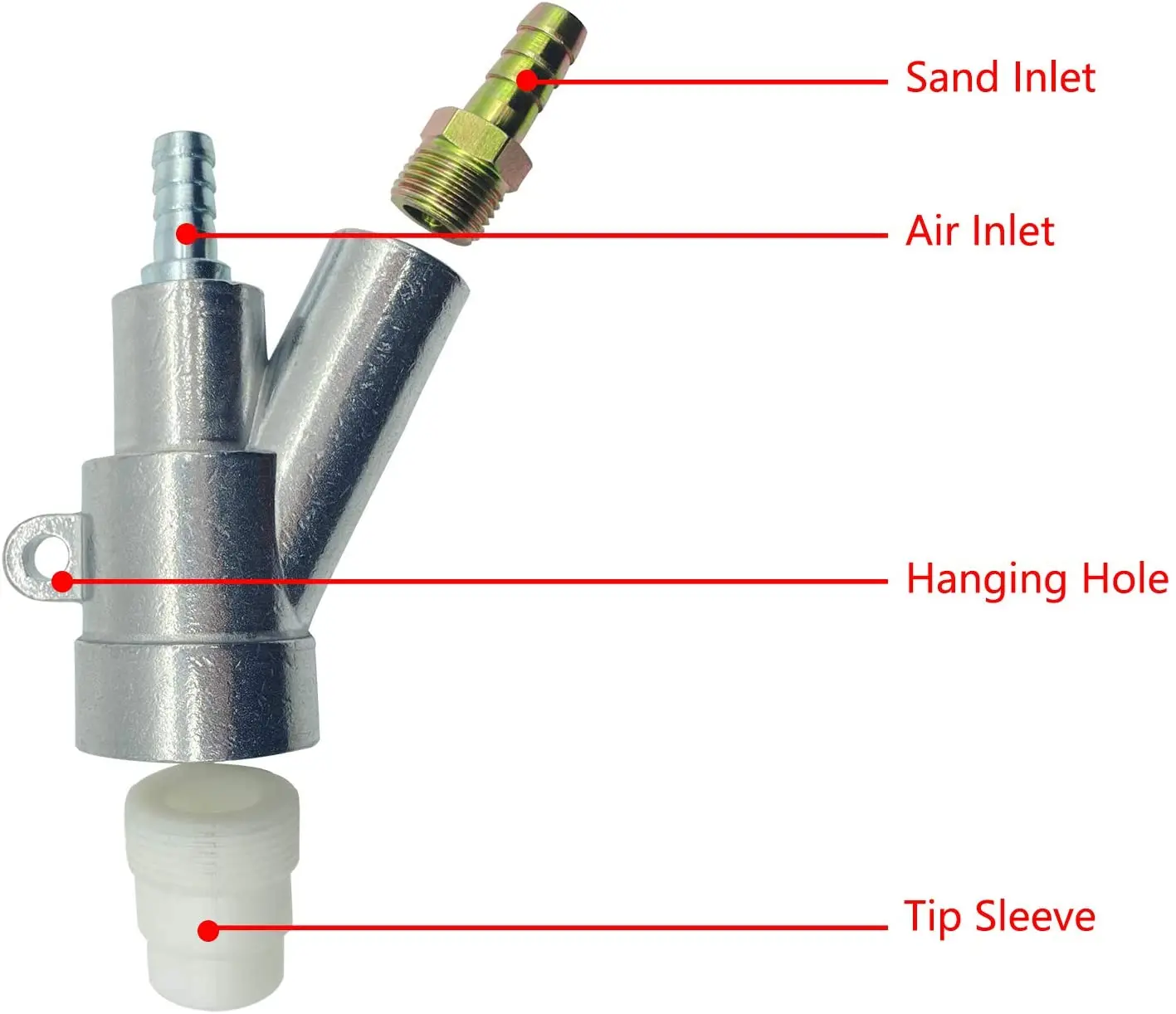 Air Tools Spray Gun Kit Various Tools Sandblasting Gun With Boron Carbide Nozzle 35*20*3/4/5/6/7/8/10/12mm