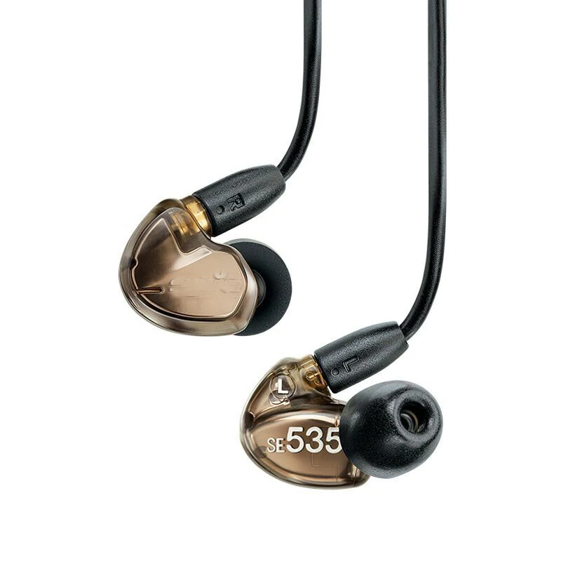 SE535 Hi-fi stereo earbuds SE 535 Noise Canceling 3.5MM In ear Earphone Separate Cable earphones