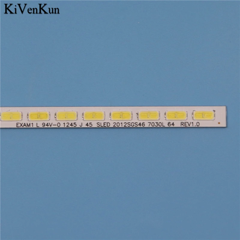 TV Lamp LED Backlight Strip For Toshiba 46TL963B 46TL966G 46UL975G Bars line Kit LED Band EXAMI SLED 2012SGS46 7030L 64 REV 1.0