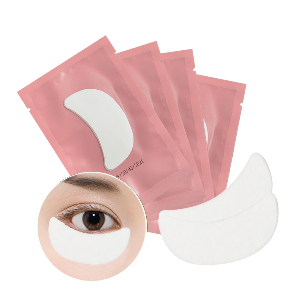 100pairs Eyelashes Under Eye Patches For Eyelash Extension Lint free Grafted Eye Pads Patch Paper Sticker Makeup Tools