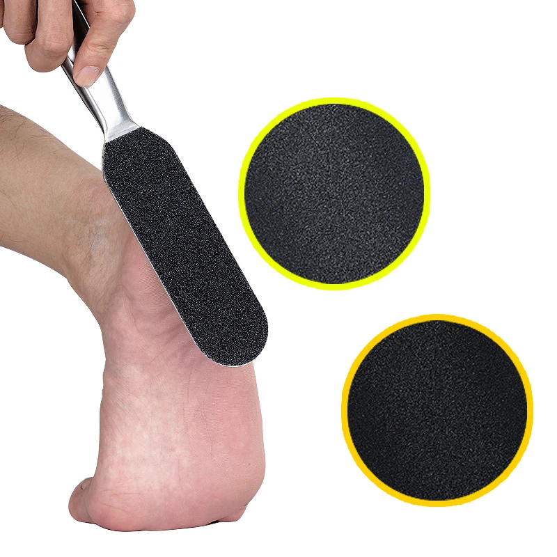 20pcs #80 #180 Foot Files Replace Sanding Cloth Pedicure Feet Foot Care Tool Calluses-Remover Dead Skin Foot Rasp Refill