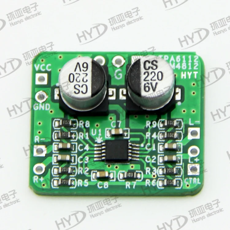 Diferencial a equilibrado, placa HIFI de 150mW Amp, TPA6112 SGM4812, entrada de 3,3-5V, 220uf, condensador soldado