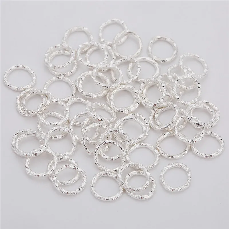 100pcs Open Open Jump Rings Bulk Split Rings Lot 8/10mm Gold Color Metal End Connectors Necklace Findings Supplies For Jewelry