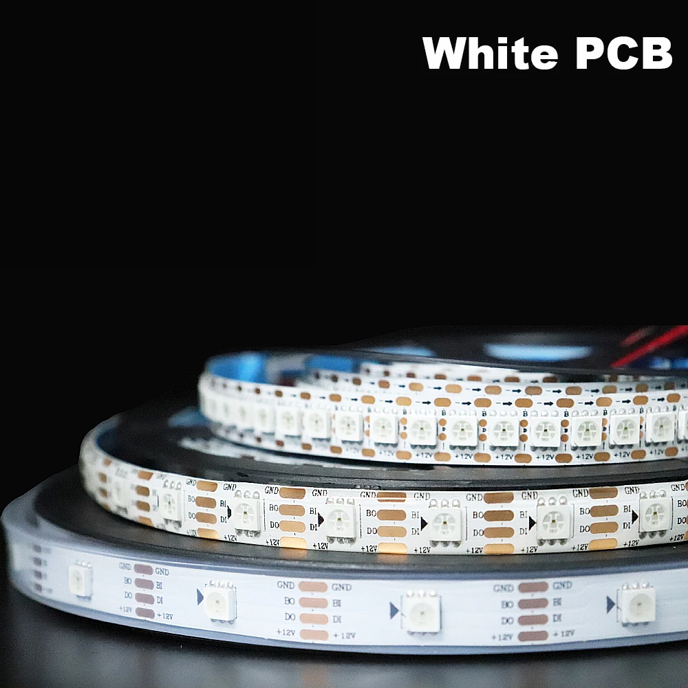 WS2815 WS2812B WS2813 Updated LED Strip RGB Individually Addressable LED Lights Dual Signal 30/60/100/144 Leds/m DC12V