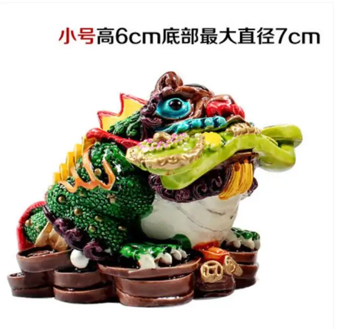 Mossy lovely Jiaozhi pottery large gold toad zhaocaijinbao opened wangpu home crafts feng shui furnishings toys