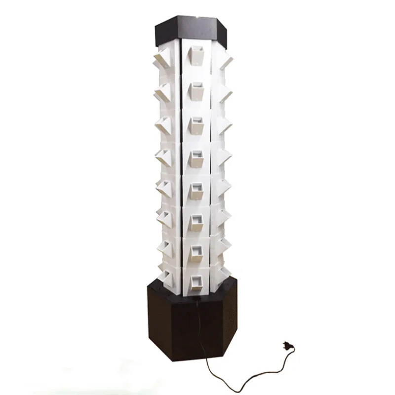 Vertical tower plant growth system column hydroponic air culture plant system hydroponic greenhouse