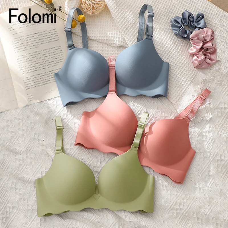 Folomi Sexy Bras For Woman Push Up Lingerie Seamless Bra Girls Underwear Wireless Intimates Brassiere ABC Cup