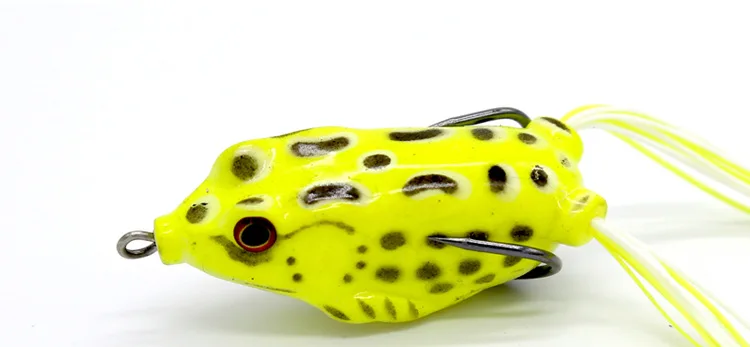 Double Propeller Frog Soft Baits Shad Soft Lure Jigging Fishing Lure Bait Prop Topwater Catfish Silicone Artificial Wobblers