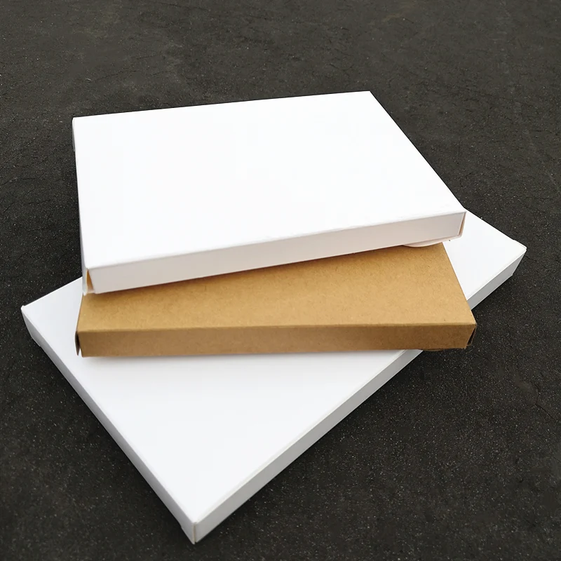 50Pcs Kraft Paper Blank Paper Gift box Stationery Packaging Box Cosmetics Package Box Gift Boxes For Postcard Envelope Photo