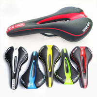 Bicycle Saddle Shock Absorbing Hollow Anti-skid GEL PU Extra Soft Mountain Bike Saddle MTB Road Cycling Seat Bicycle Accessories