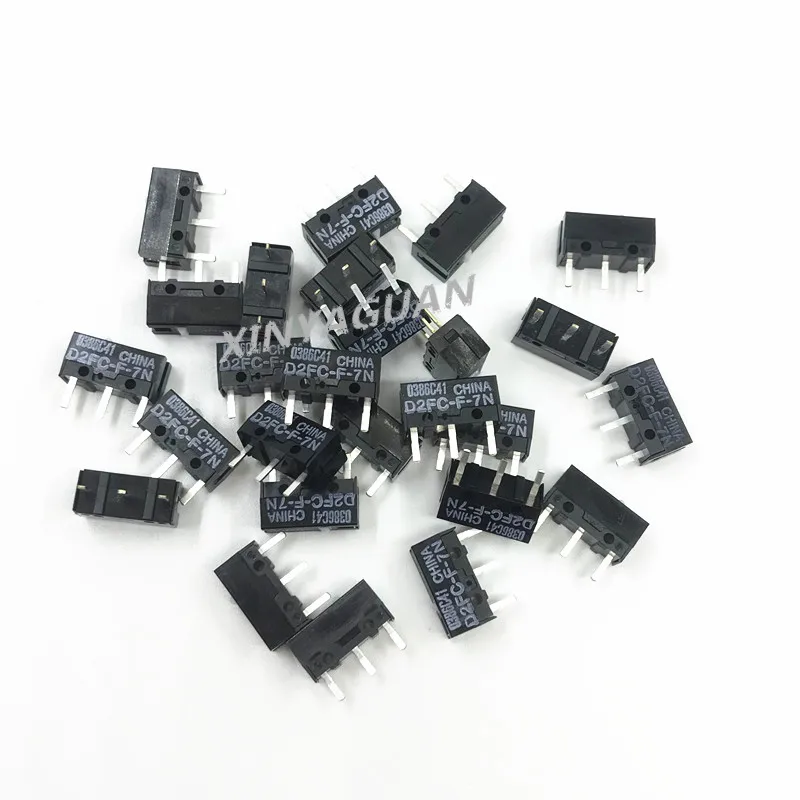 

50Pcs New Original Mouse Micro Switch D2FC-F-7N Mouse Button Switch D2FC-F-7N Special switch for mouse repair