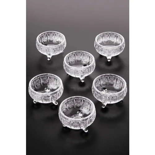 

Queen's Kitchen 6 Pcs Crystal Glass 3 Flip Lux Lokum-Confectionary