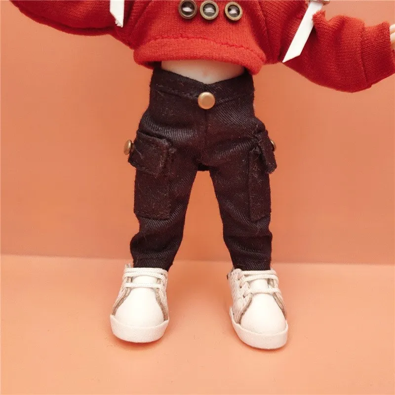 

OB11 Demin Long Pants With Pocket For 1/12 BJD GSC Doll Clothes Accessories New Arrival