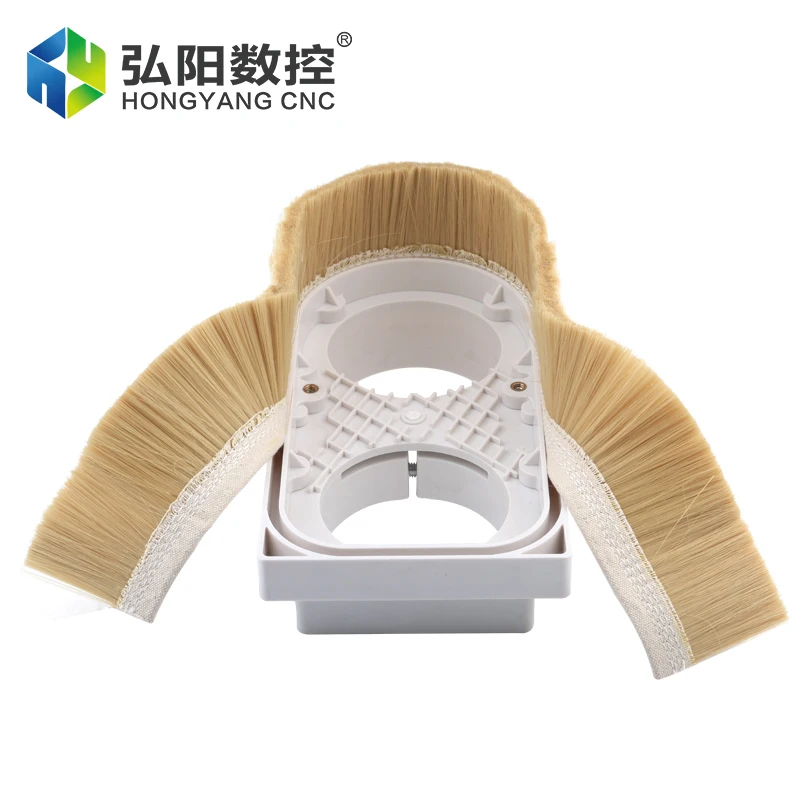 Couvercle de broche pour fraiseuse CNC, collecteur de poussière 75mm 80mm 90mm 100mm, brosse de couverture de poussière CNC, outil de routeur pour le travail du bois