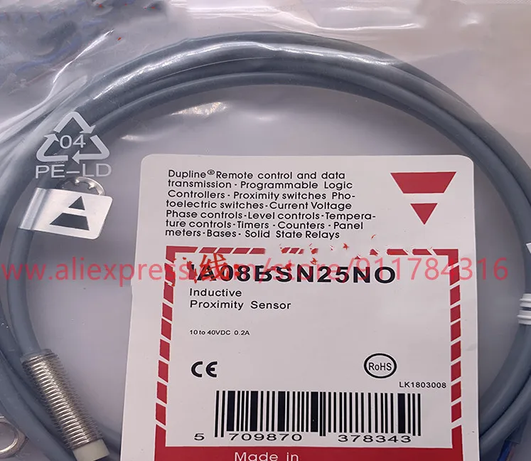 

2pcs New High quality carlo Proximity switch IA12DSN08NO IA12DSF04NO-5M IA08BSN25NO