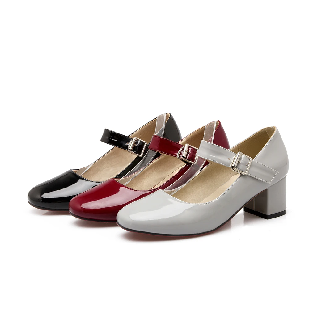 Zapatos de tacón Mary Jane para mujer, mocasines de cuero Vintage de estilo japonés, zapatos informales para estudiantes universitarios, Otoño, 2021